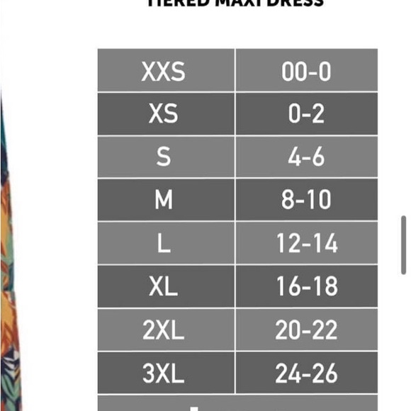 Carina Tropical Maxi Dress NWT LULAROE - Picture 5 of 6